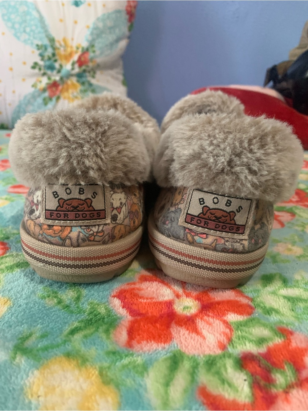 BOBS from Skechers Too Cozy Family Pups Print Soft & Warm Slippers - Picture 7 of 10